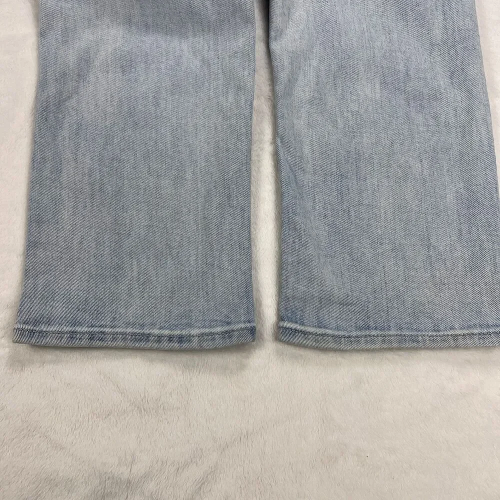 7 For All Mankind Mens Slimmy Slim Straight Leg Stretch Jeans Light Wash 7T00106